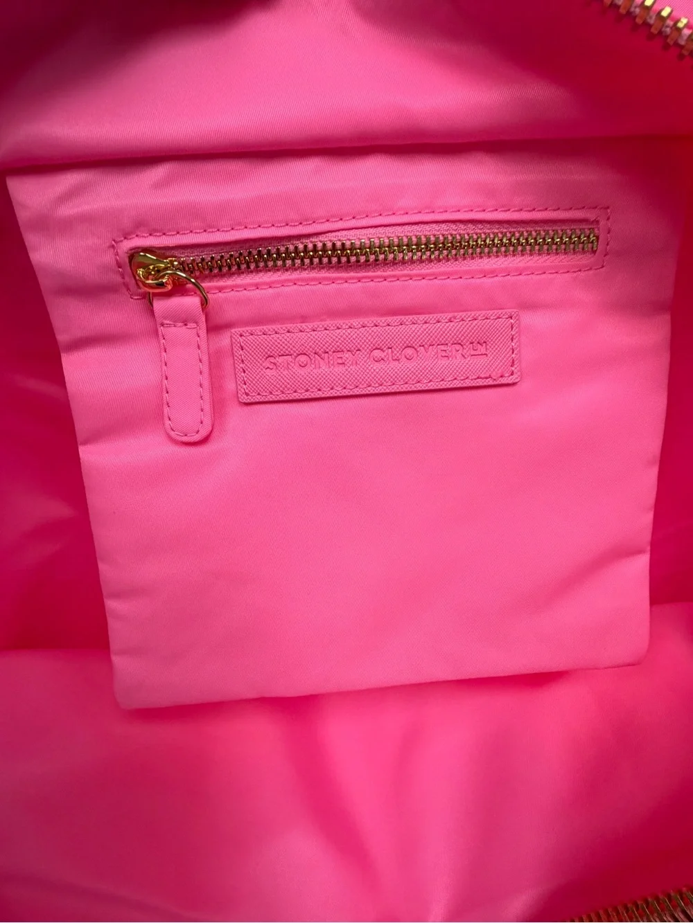 Stoney Clover Lane Classic Nylon Tote Bag Bubblegum - Picture 4 of 4